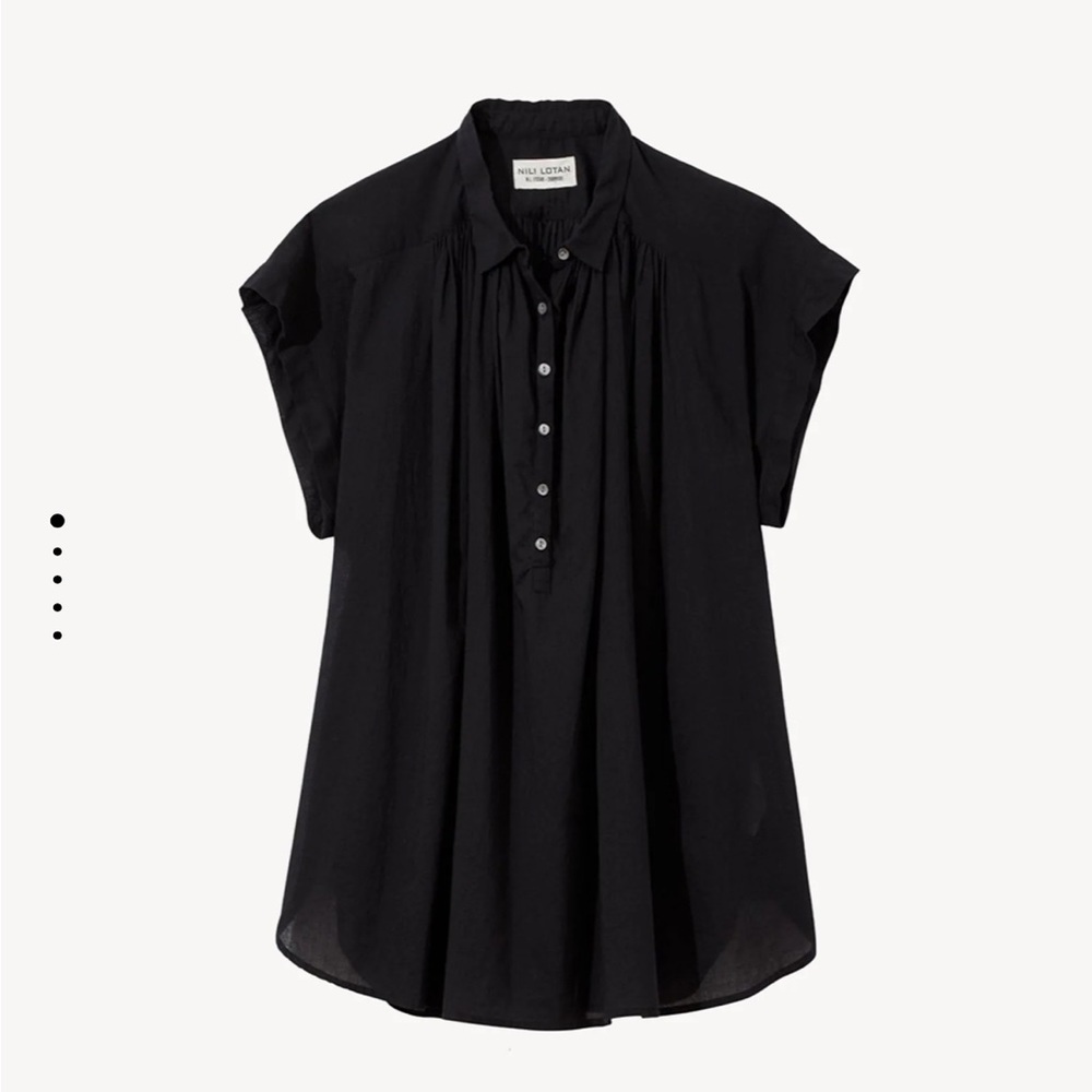Nili Lotan Normandy blouse black